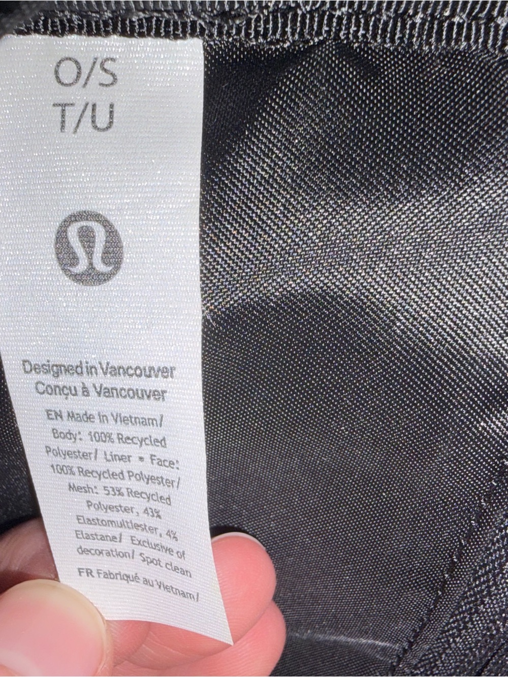 black Lululemon Commuter Sling Bag 3.5L - Picture 6 of 8